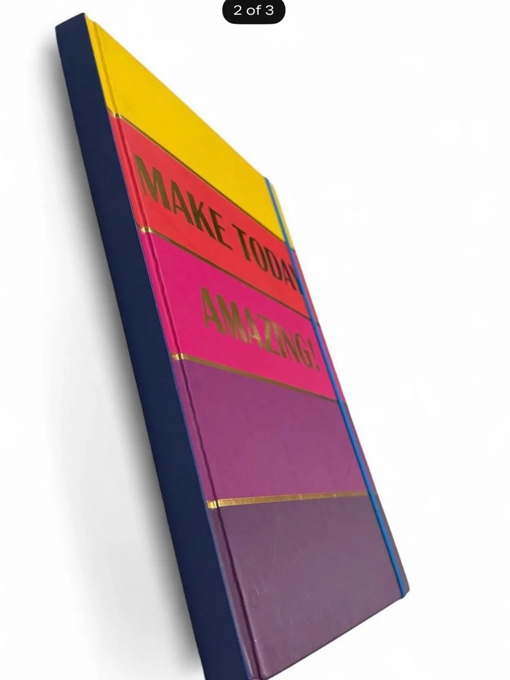 Make Today Amazing! Color-Block Hardcover Journal - Multicolor